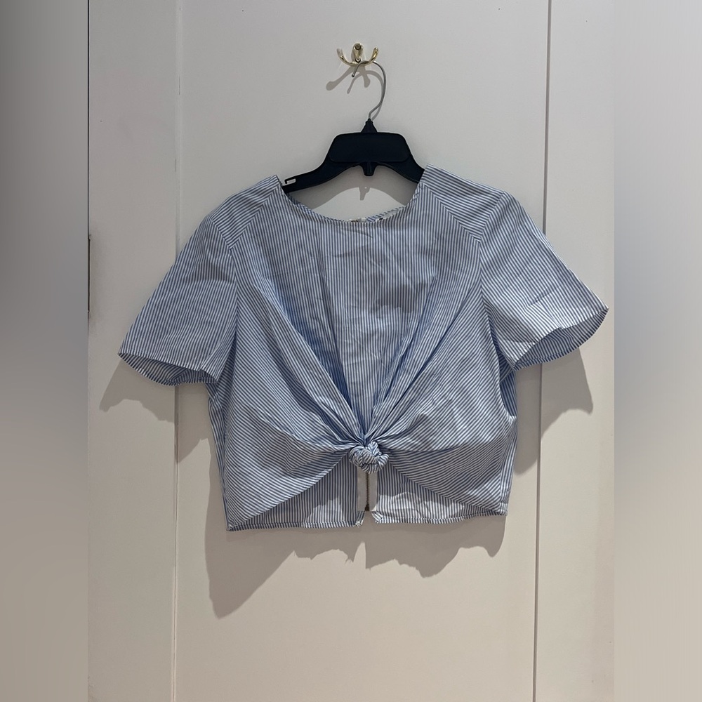 ☀️1970s inspired cropped shirt